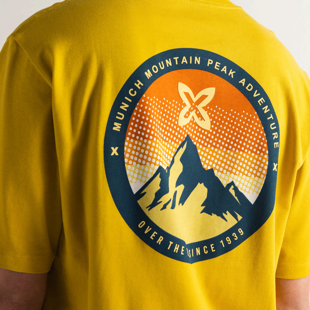 MUNICH Oversize T-shirt Peack Lemon: amarillo T-shirt for men