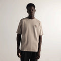 MUNICH Oversize T-shirt Laces Stone: gris T-shirt pour homme