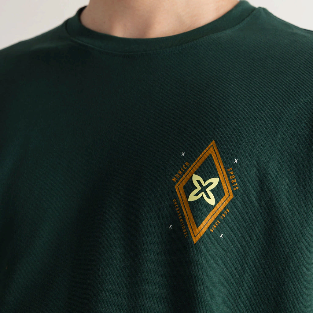 MUNICH | CAMISETAS | HOMBRE | OVERSIZE T-SHIRT BEAR GREEN | VERDE