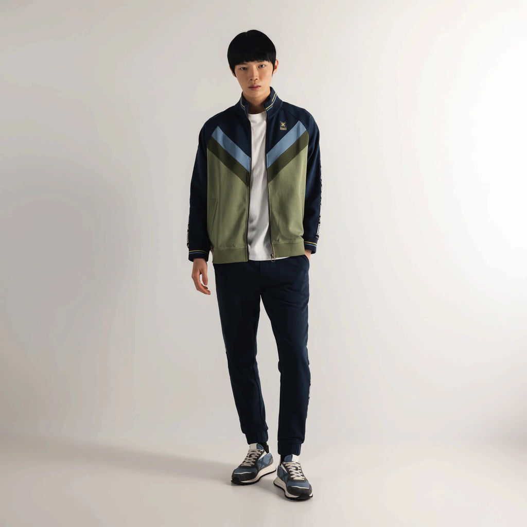 MUNICH Jacket Scudetto OIL: зеленый куртка для мужчин
