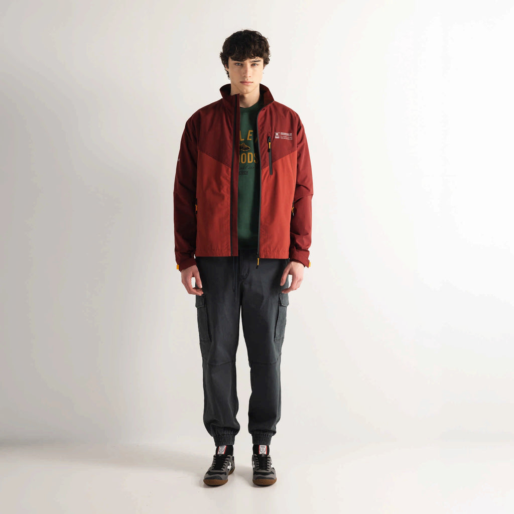 MUNICH Jacket Harbor Terracota: burdeos jacket for men