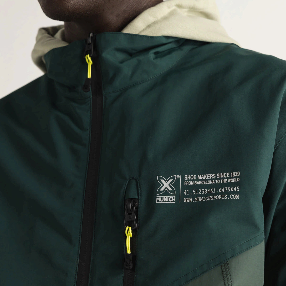 MUNICH Jacket Harbor Green: vert veste pour homme
