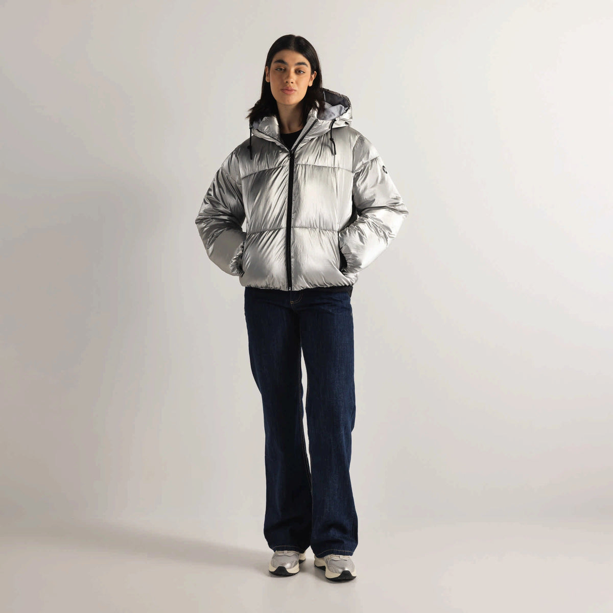 MUNICH Puffer FOG Black: black jacket for men
