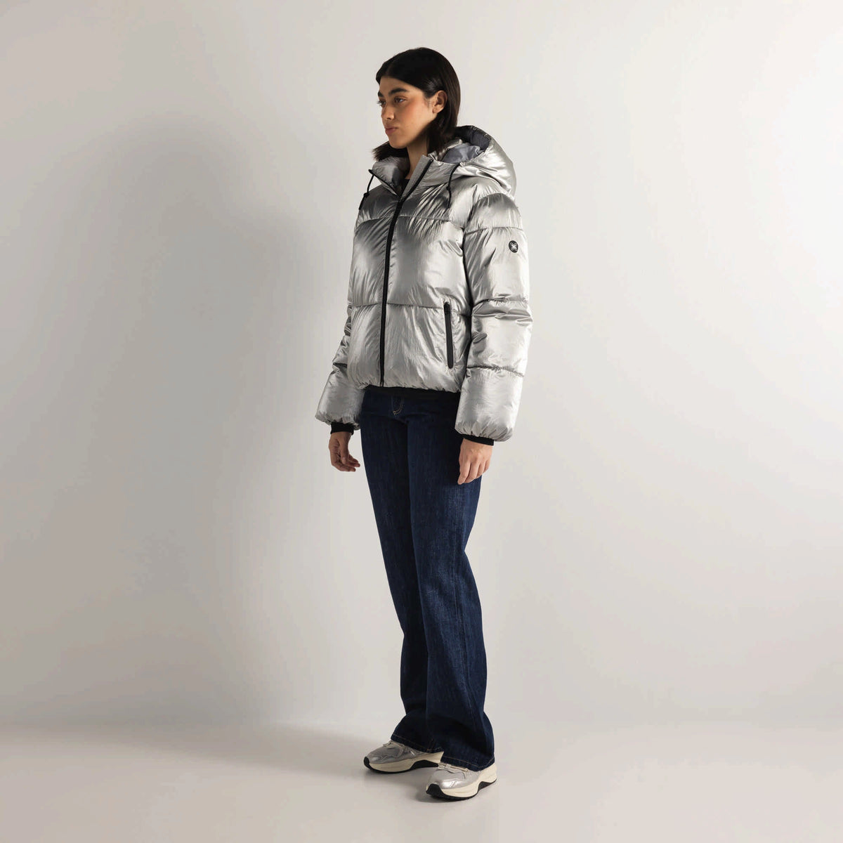 MUNICH Puffer FOG Black: black jacket for men