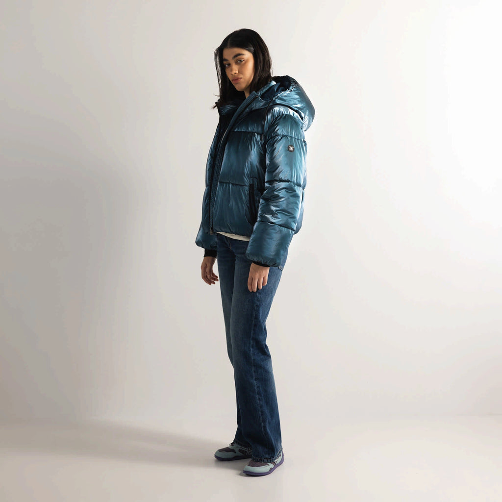 MUNICH Puffer FOG Petrol: blau Jacke für Herren