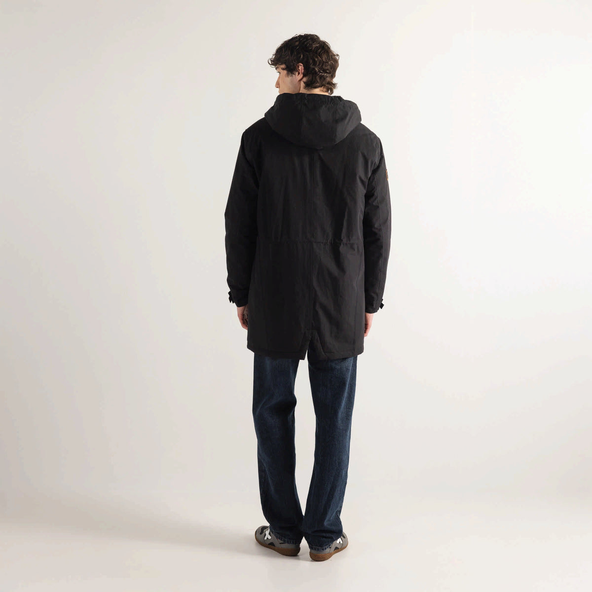MUNICH Parka William Black: black jacket for men