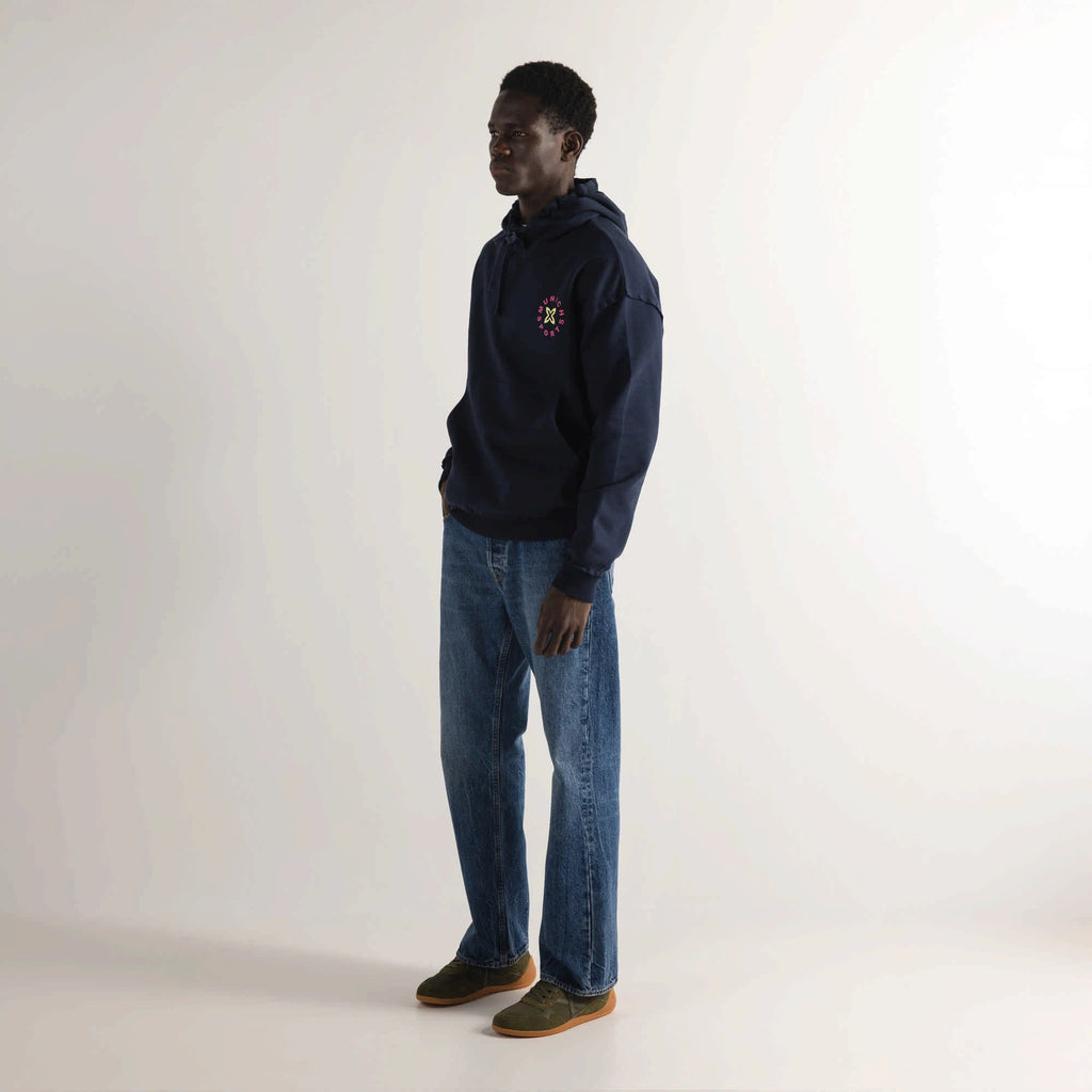 MUNICH Hoodie UP! NAVY: bleu pull pour homme