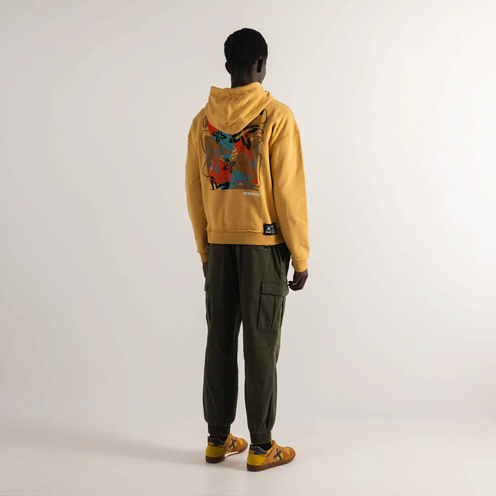 MUNICH Hoodie Paths Taffy: бежевий светр для чоловіків