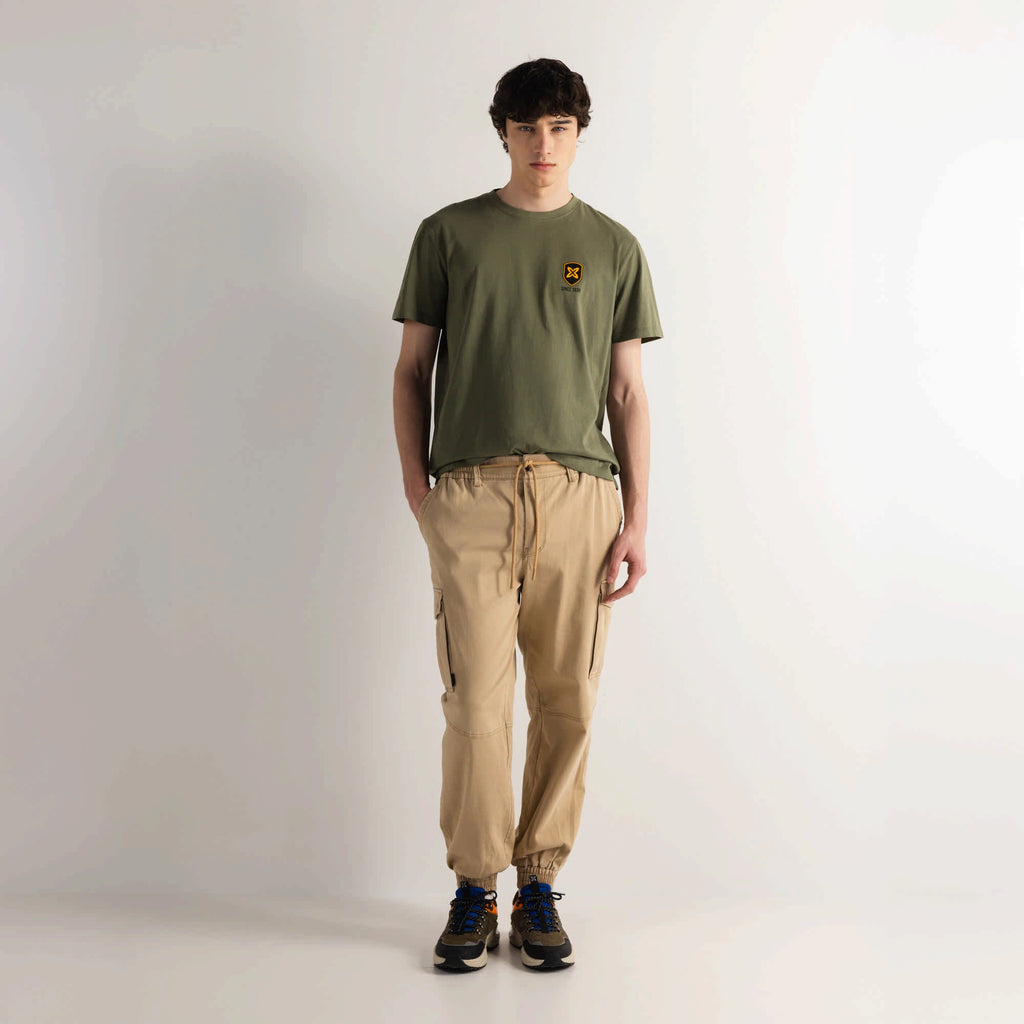 MUNICH | CAMISETAS | HOMBRE | REGULAR T-SHIRT SCORER KHAKI | CAQUI