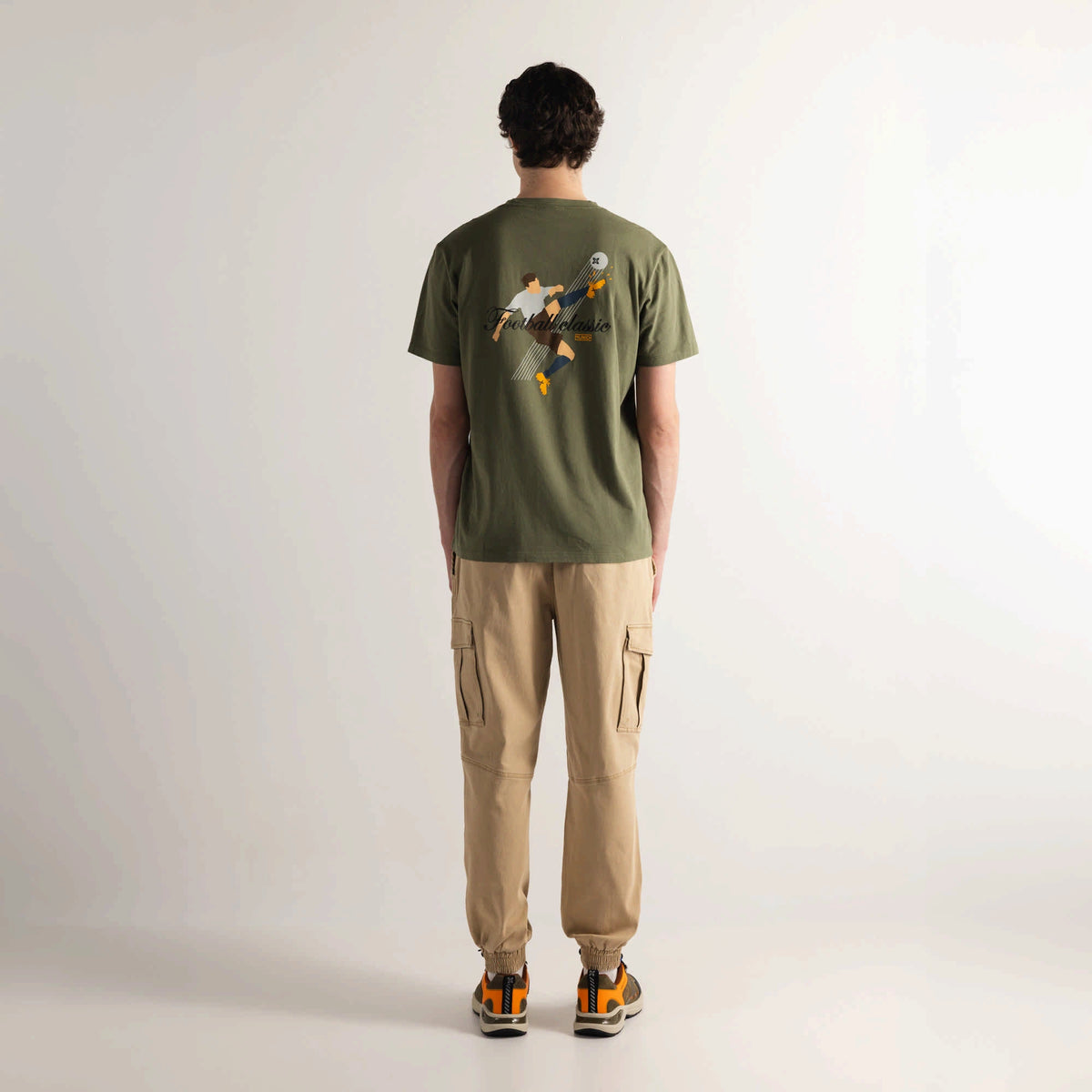 MUNICH Regular T-shirt Scorer Khaki: caqui تيشيرت للرجال