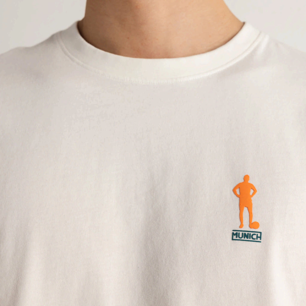MUNICH | CAMISETAS | HOMBRE | REGULAR T-SHIRT BALLER ECRU | BLANCO