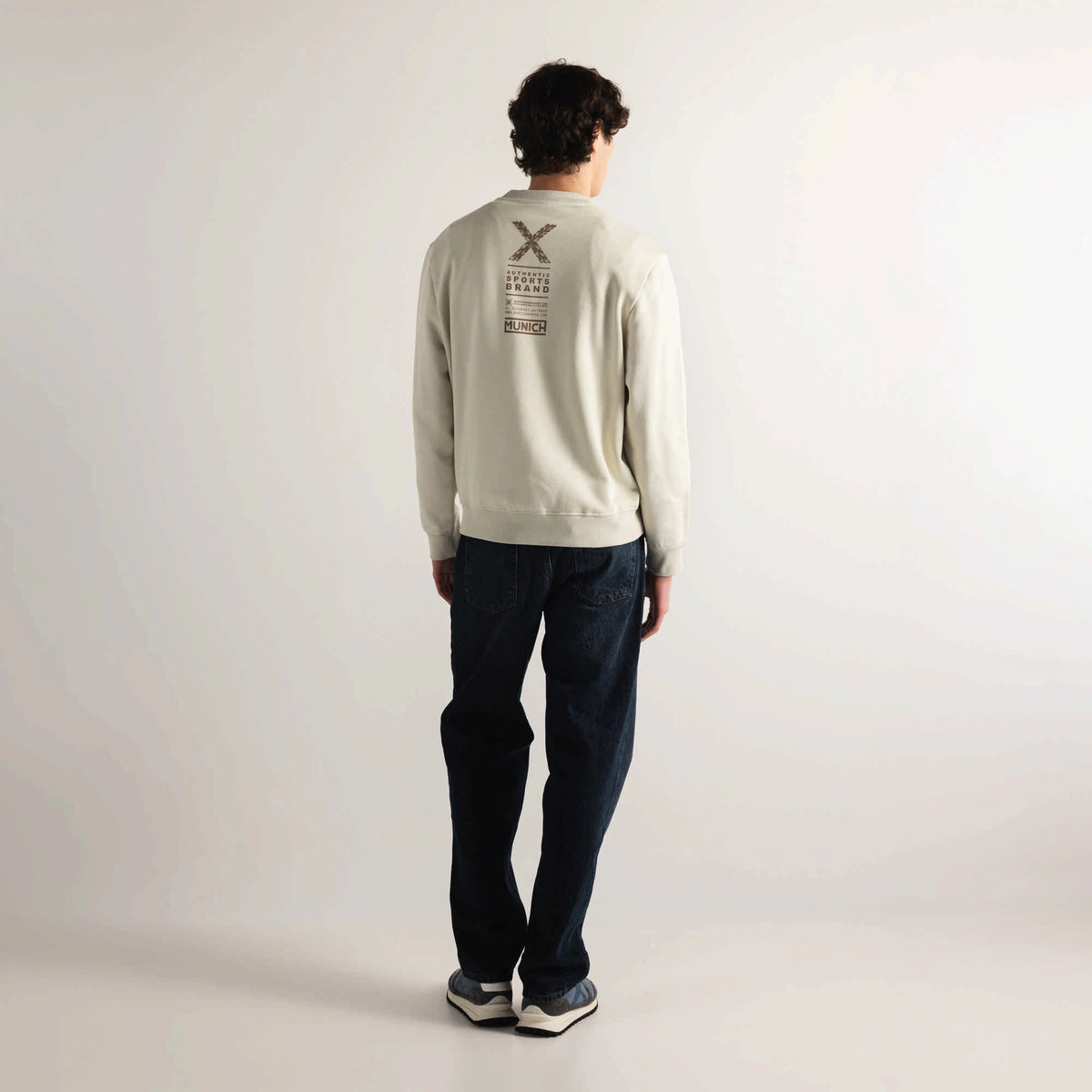 MUNICH Sweatshirt Framing SAND: camel светр для чоловіків