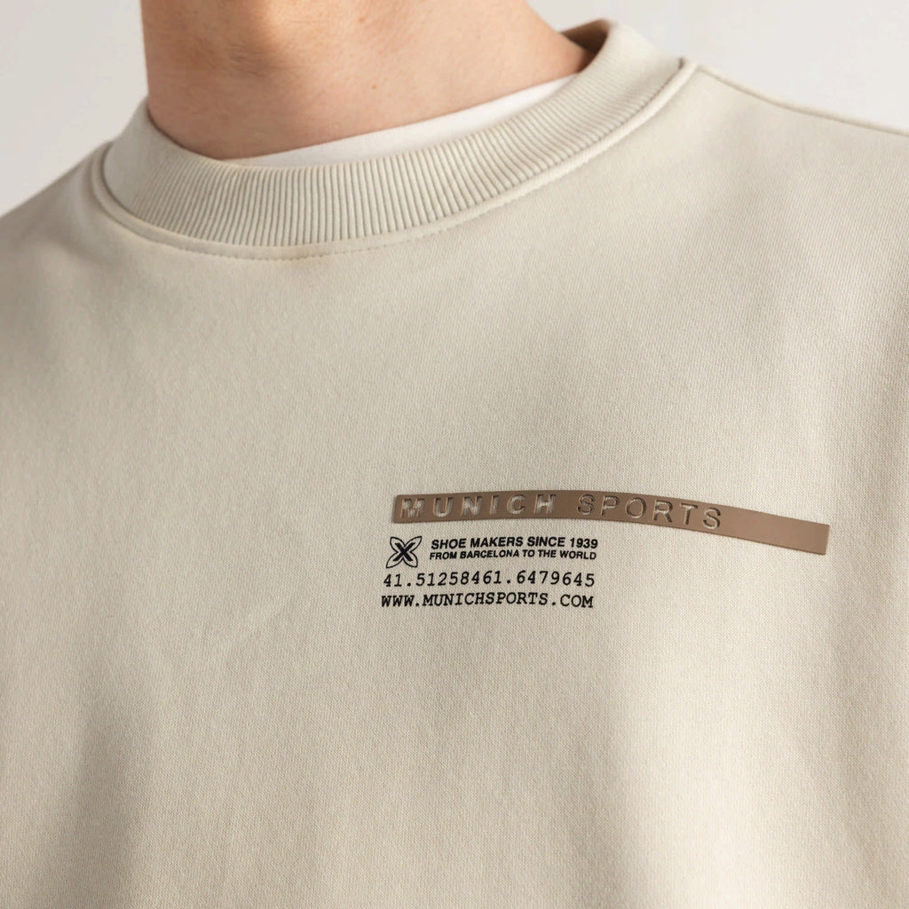 MUNICH | JERSEYS | HOMBRE | SWEATSHIRT FRAMING SAND | BEIGE