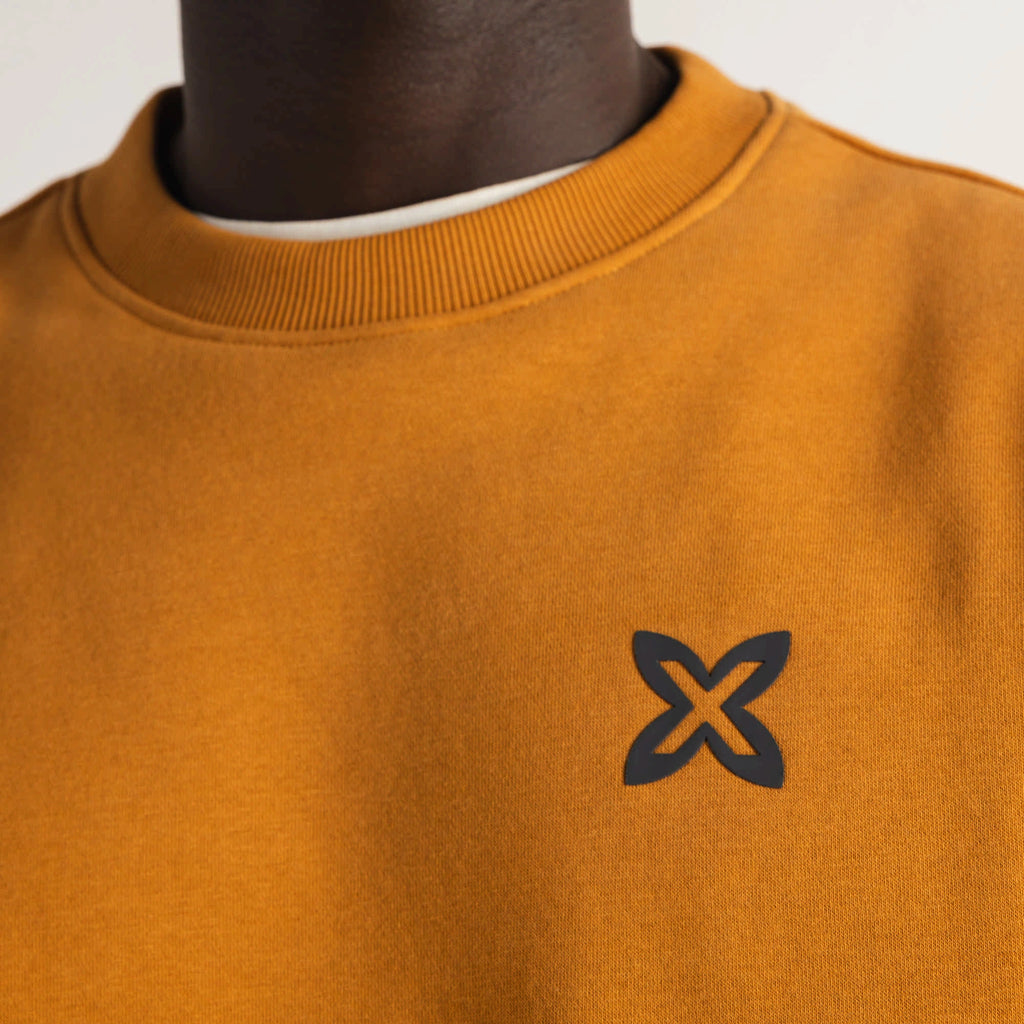 MUNICH Sweatshirt Cleats Mustard: brun strik til mænd