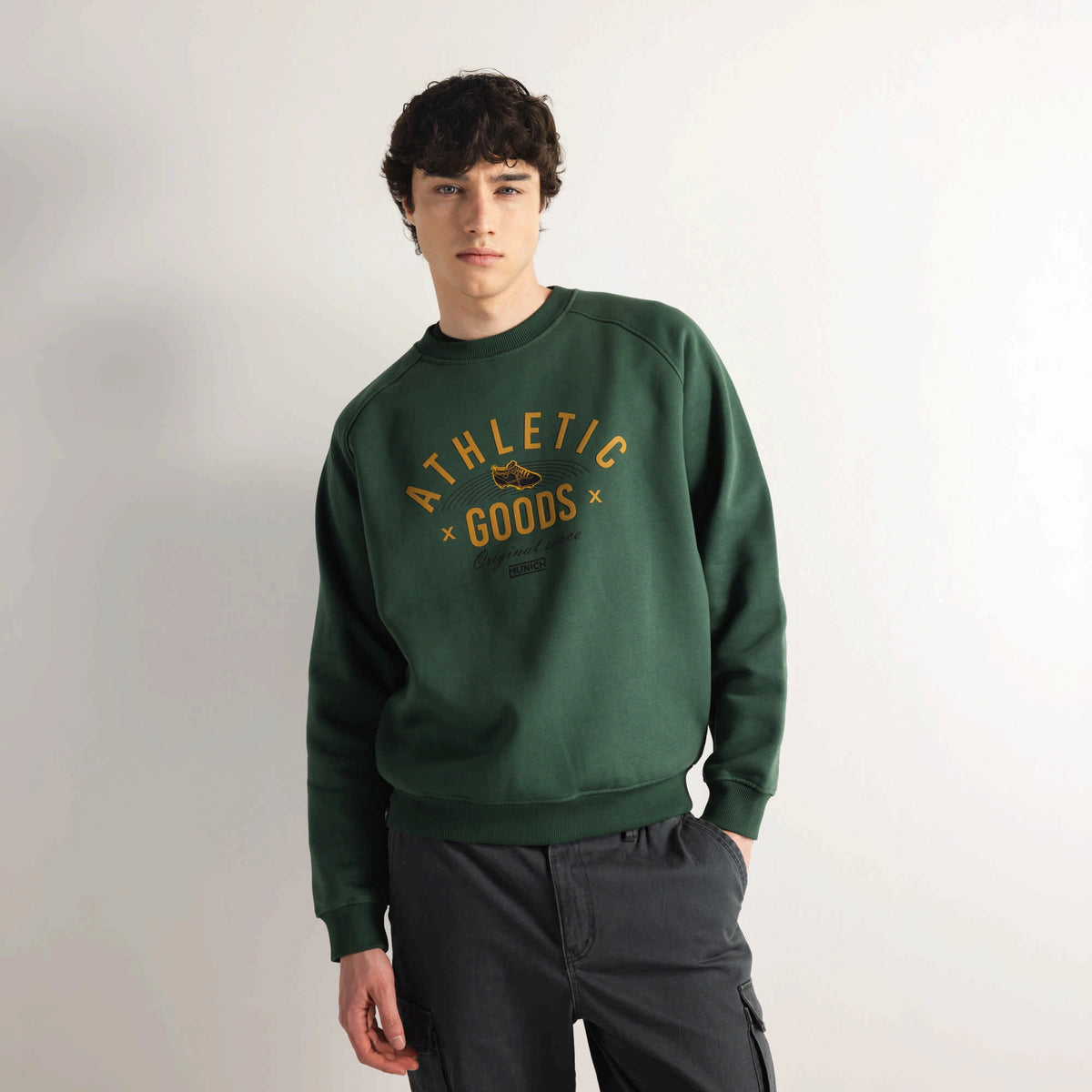MUNICH Sweatshirt UNI Green: グリーン ニット メンズ