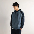 MUNICH Essentials Hoodie Bicolor BLUE: bleu pull pour homme