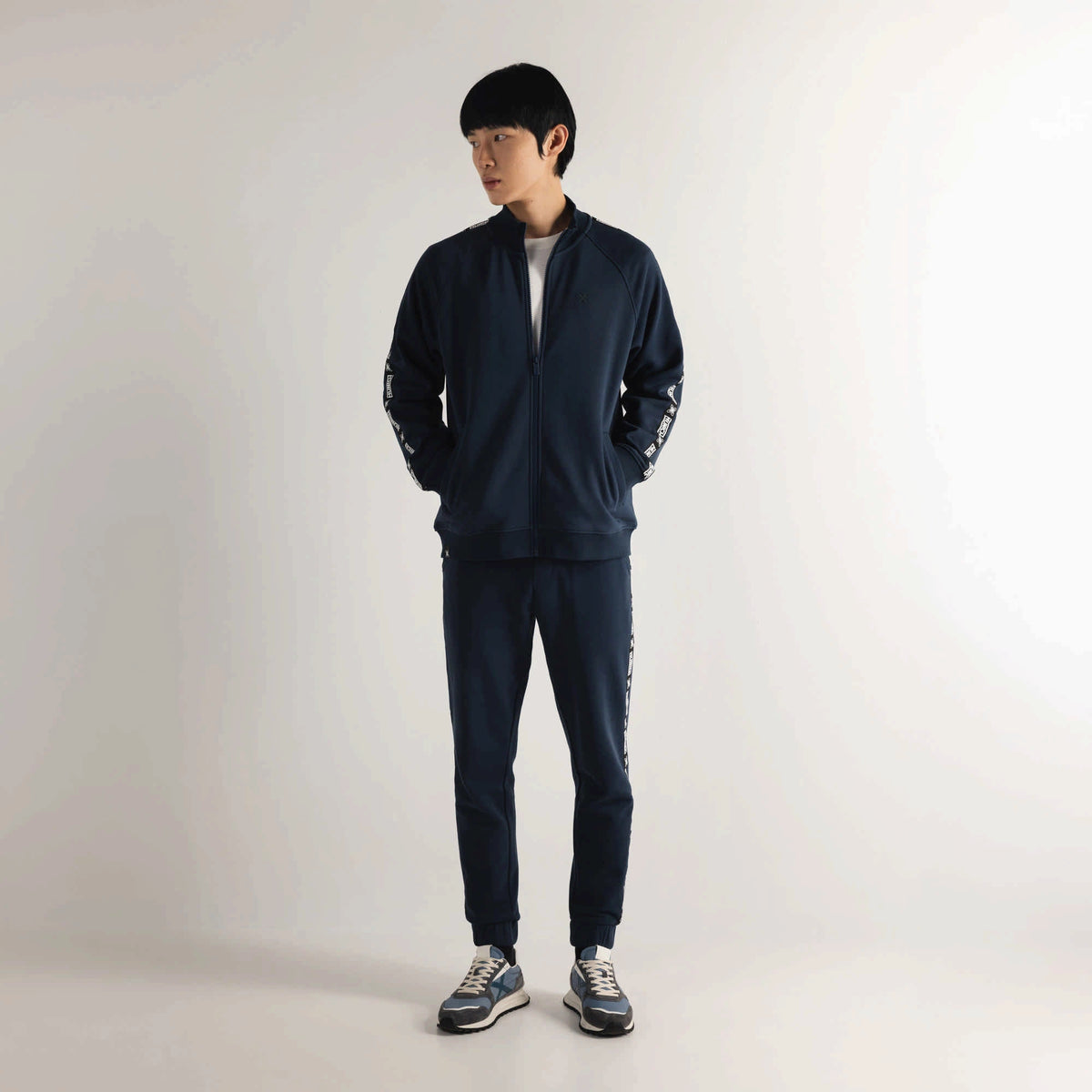 MUNICH Essentials Jacket Squadra NAVY: أزرق جاكيت للرجال