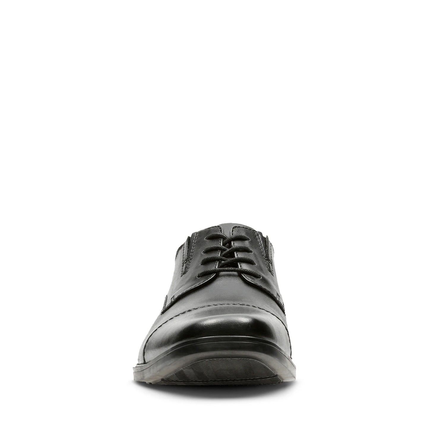 Zapatos de vestir para hombre de la marca clarks modelo tilden cap black leather en color negro