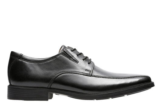 Zapatos de vestir para hombre de la marca clarks modelo tilden walk black leather en color negro