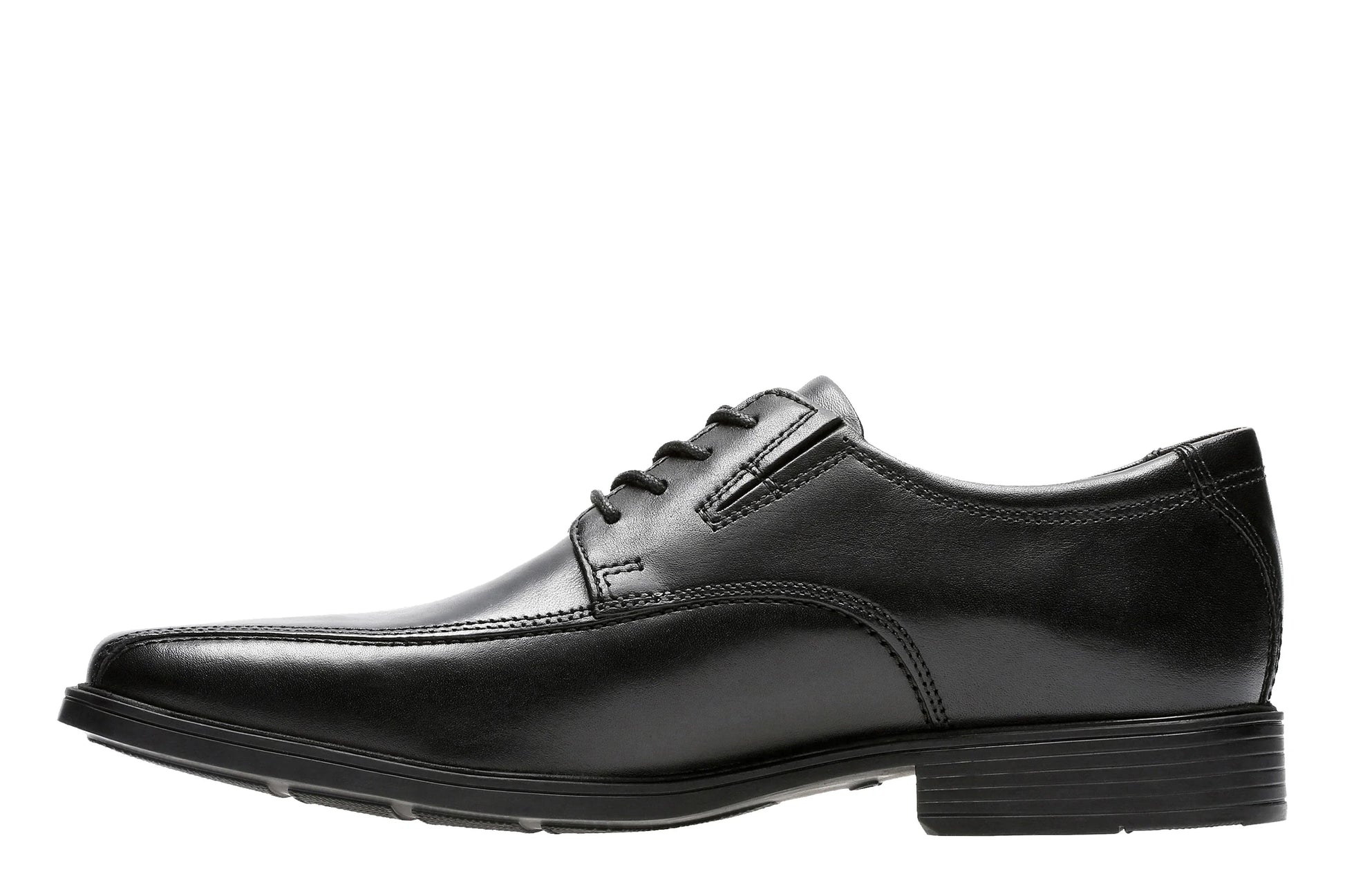 Zapatos de vestir para hombre de la marca clarks modelo tilden walk black leather en color negro