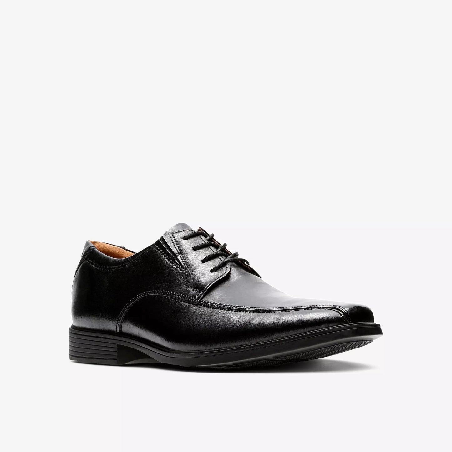 CLARKS | ZAPATOS DE VESTIR HOMBRE | TILDEN WALK BLACK LEATHER | NEGRO