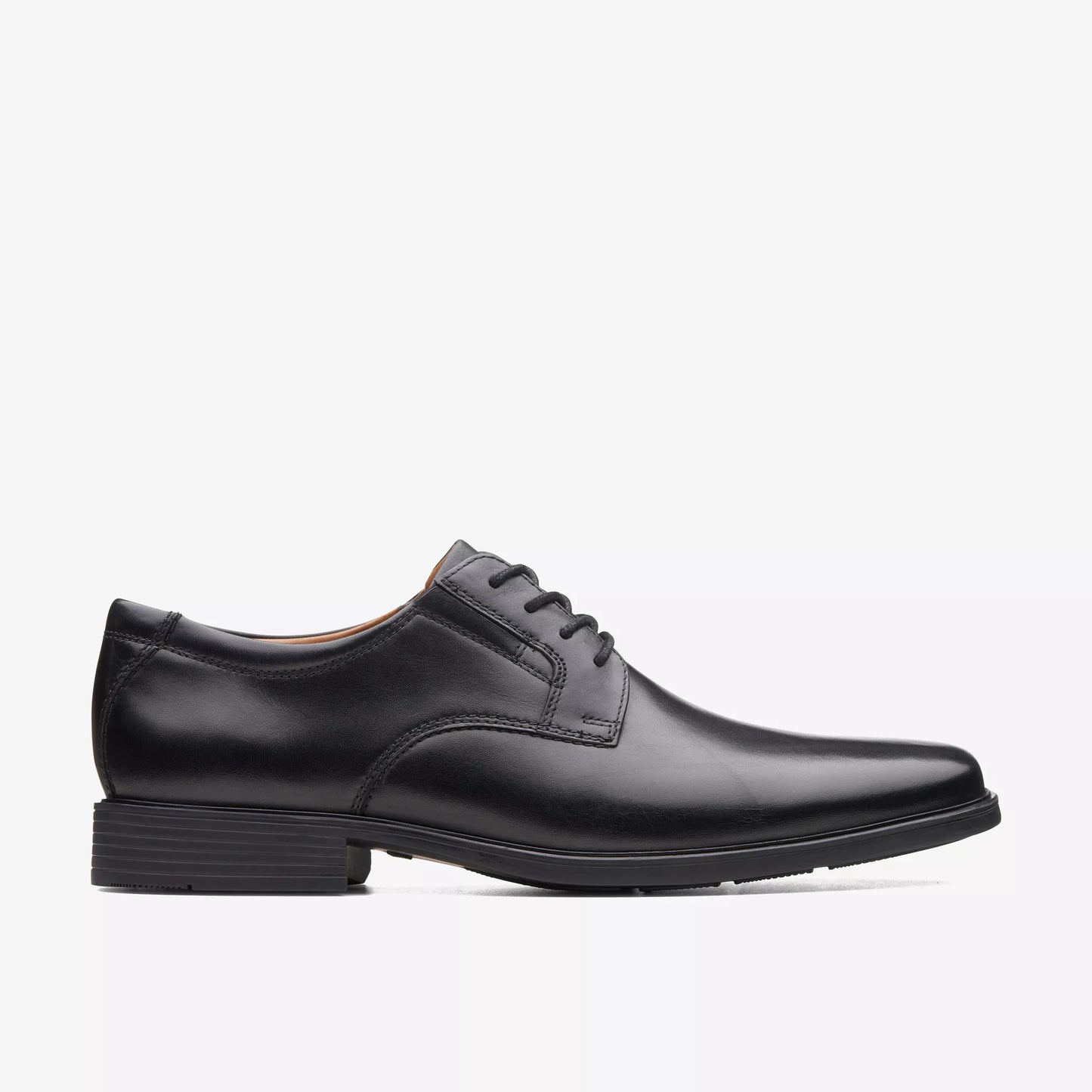 CLARKS | SABATES DE VESTIR HOME | TILDEN PLAIN BLACK LEATHER | NEGRE