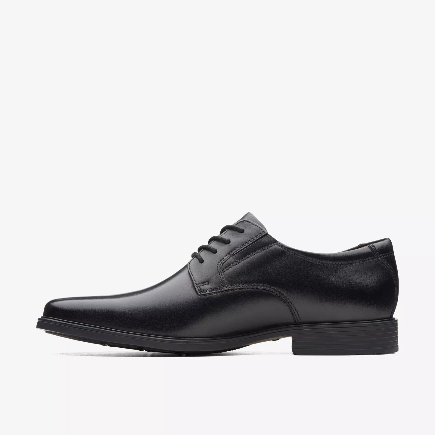 CLARKS | SABATES DE VESTIR HOME | TILDEN PLAIN BLACK LEATHER | NEGRE