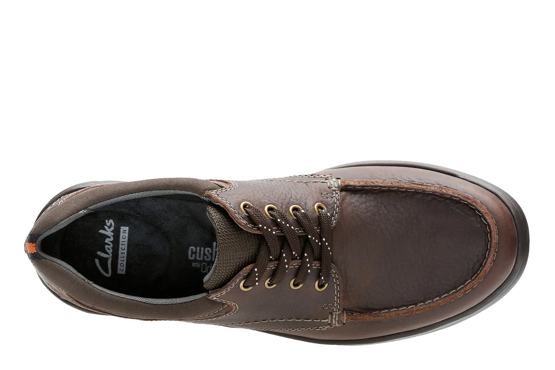 Zapatos casual para hombre de la marca clarks modelo cotrell edge brown oily en color marrón