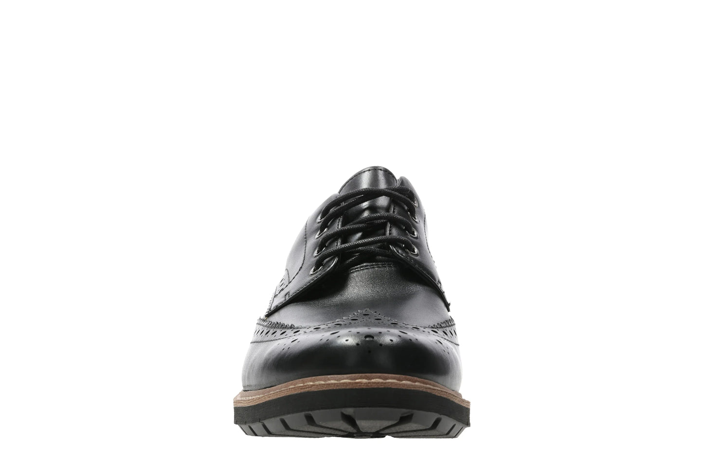 Zapatos casual para hombre de la marca clarks modelo batcombe wing black leather en color negro