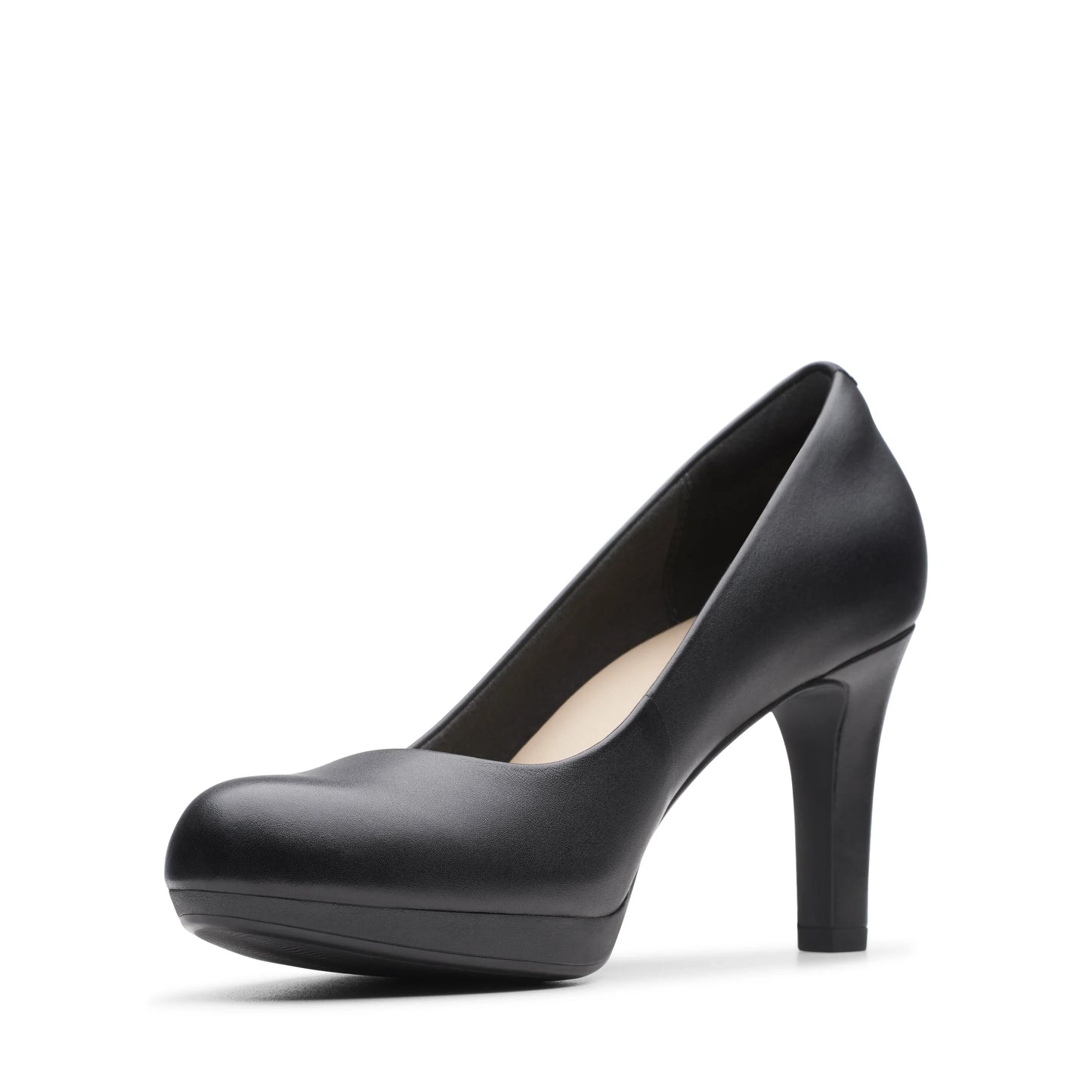 Zapatos de vestir para mujer de la marca clarks modelo adriel viola black leather en color negro