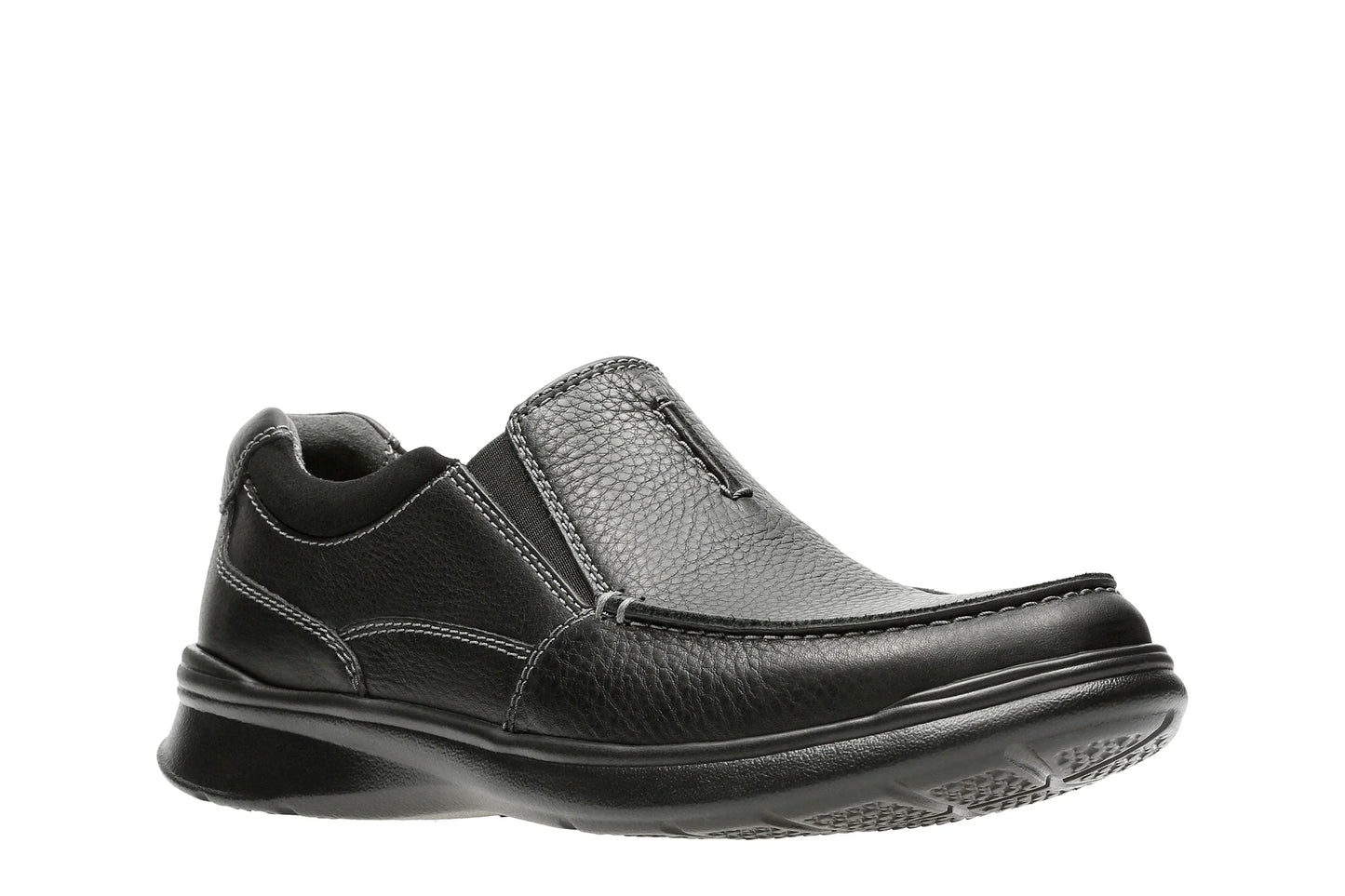 Zapatos casual para hombre de la marca clarks modelo cotrell free black oily lea en color negro