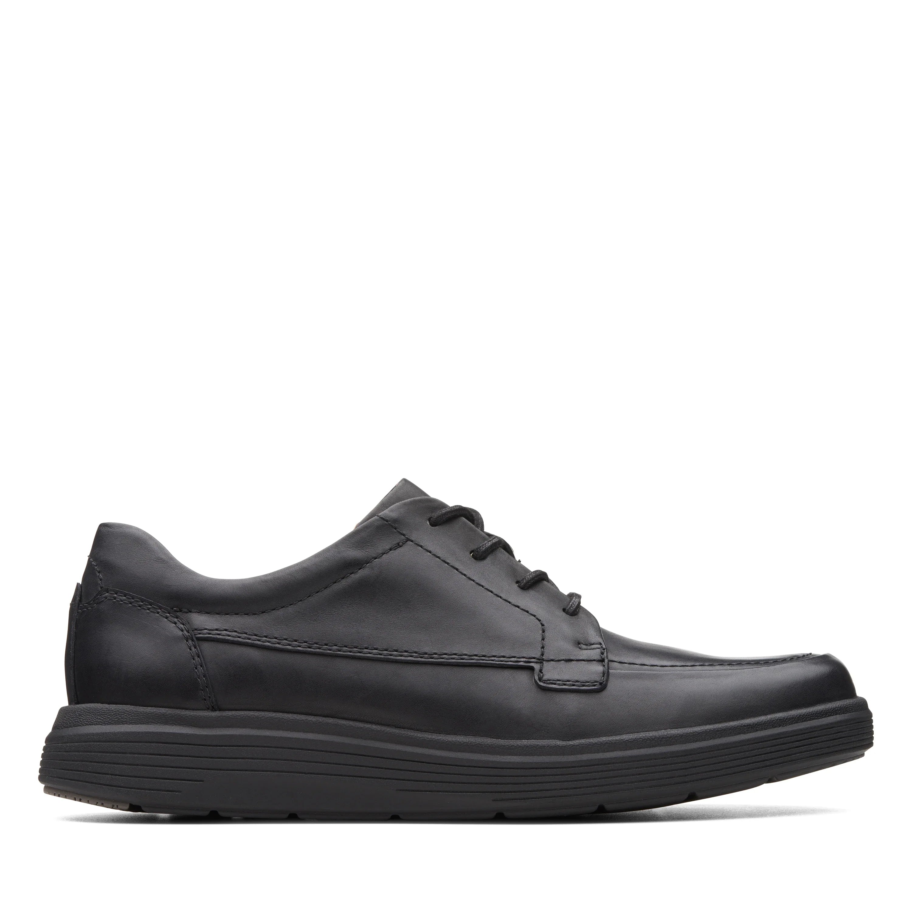 Zapatos Casual De La Marca Clarks  Para Hombre Modelo Un Abode Ease Black Leather En Color Negro