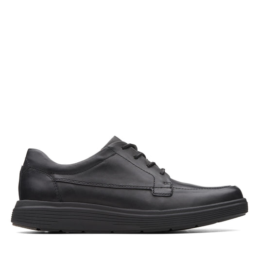 Zapatos casual para hombre de la marca clarks modelo un abode ease black leather en color negro