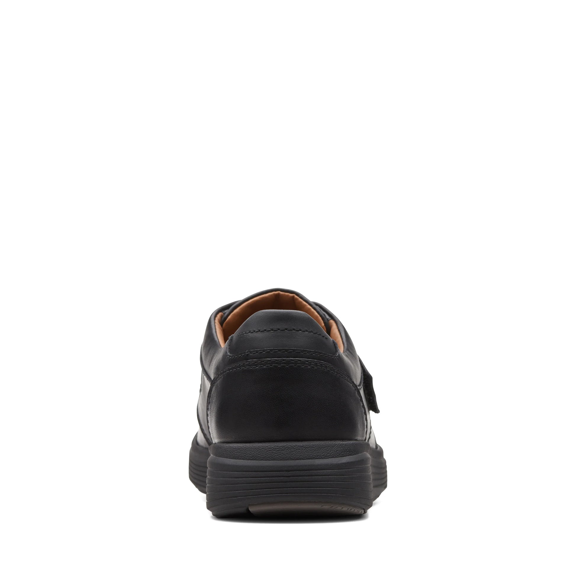 Zapatos casual para hombre de la marca clarks modelo un abode strap black leather en color negro