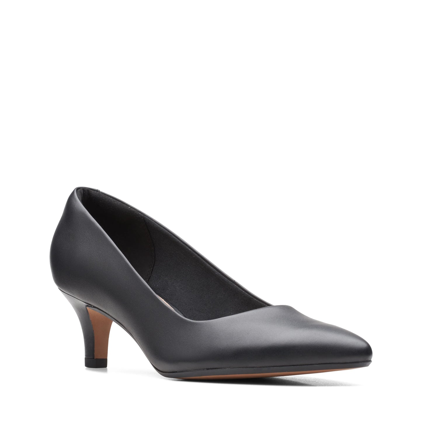 Zapatos de vestir para mujer de la marca clarks modelo linvale jerica black leather en color negro