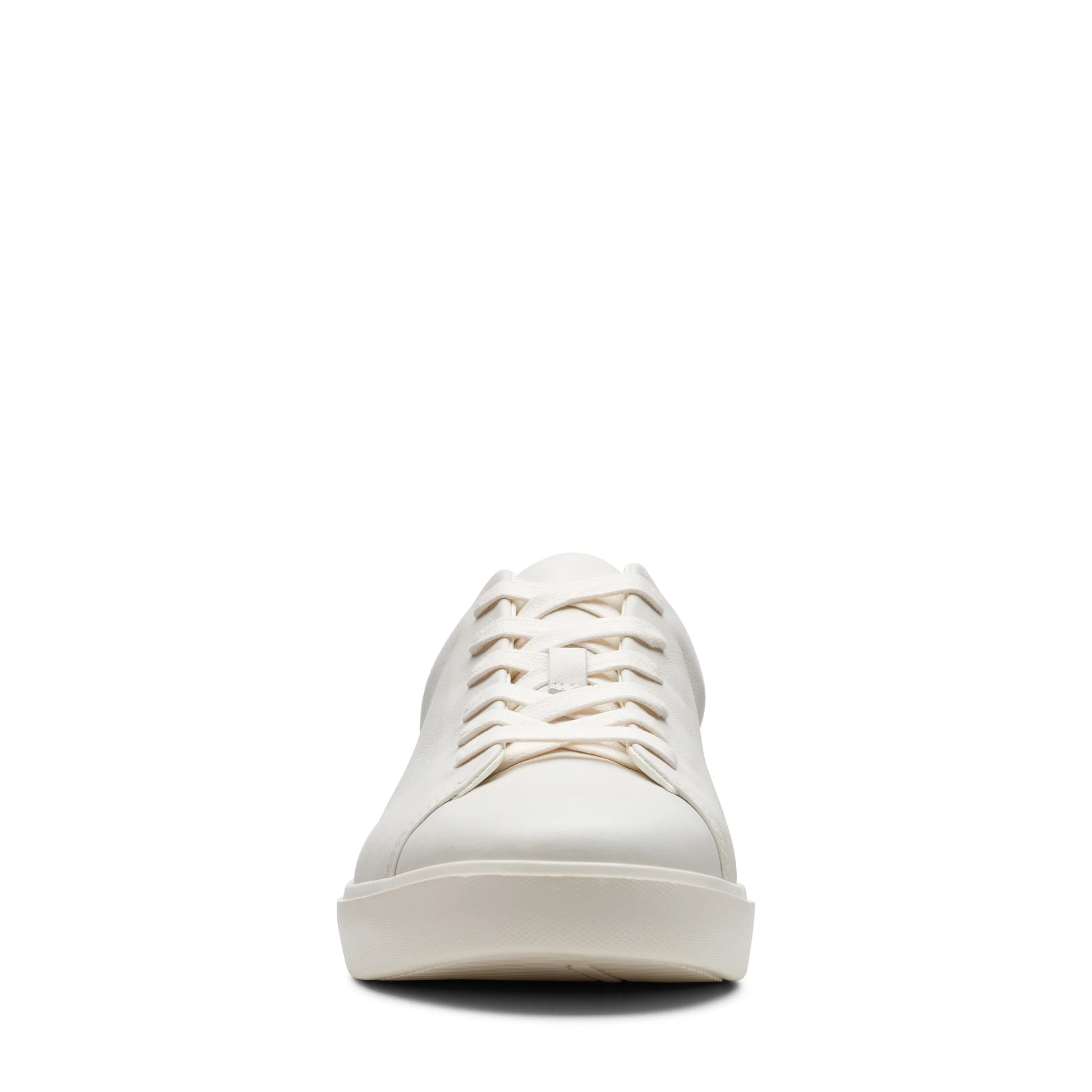 Zapatillas deportivas para hombre de la marca clarks modelo un costa lace white leather en color blanco