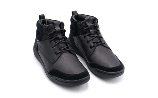 CLARKS | BOOTS | MEN'S | ASHCOMBE HIGHX BLACK WLINED LEATHER | BLACK