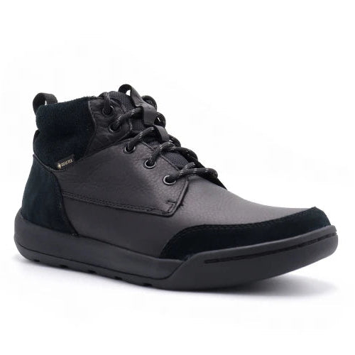 CLARKS | BOOTS | MEN'S | ASHCOMBE HIGHX BLACK WLINED LEATHER | BLACK