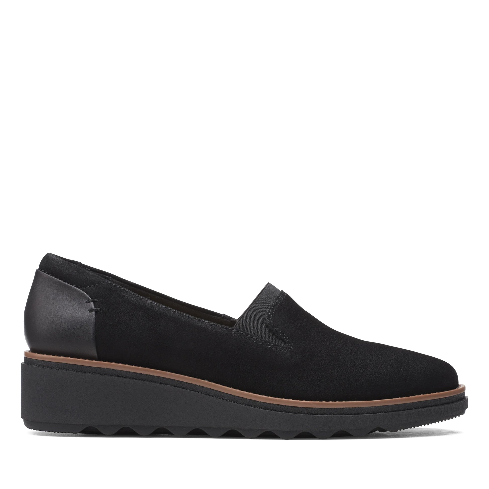 Zapatos casual para mujer de la marca clarks modelo sharon dolly black en color negro