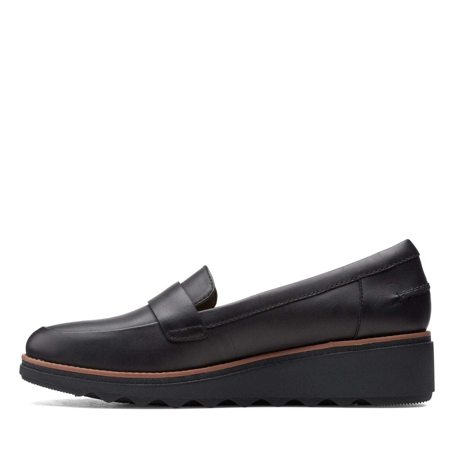 Zapatos casual para mujer de la marca clarks modelo sharon gracie black soft en color negro