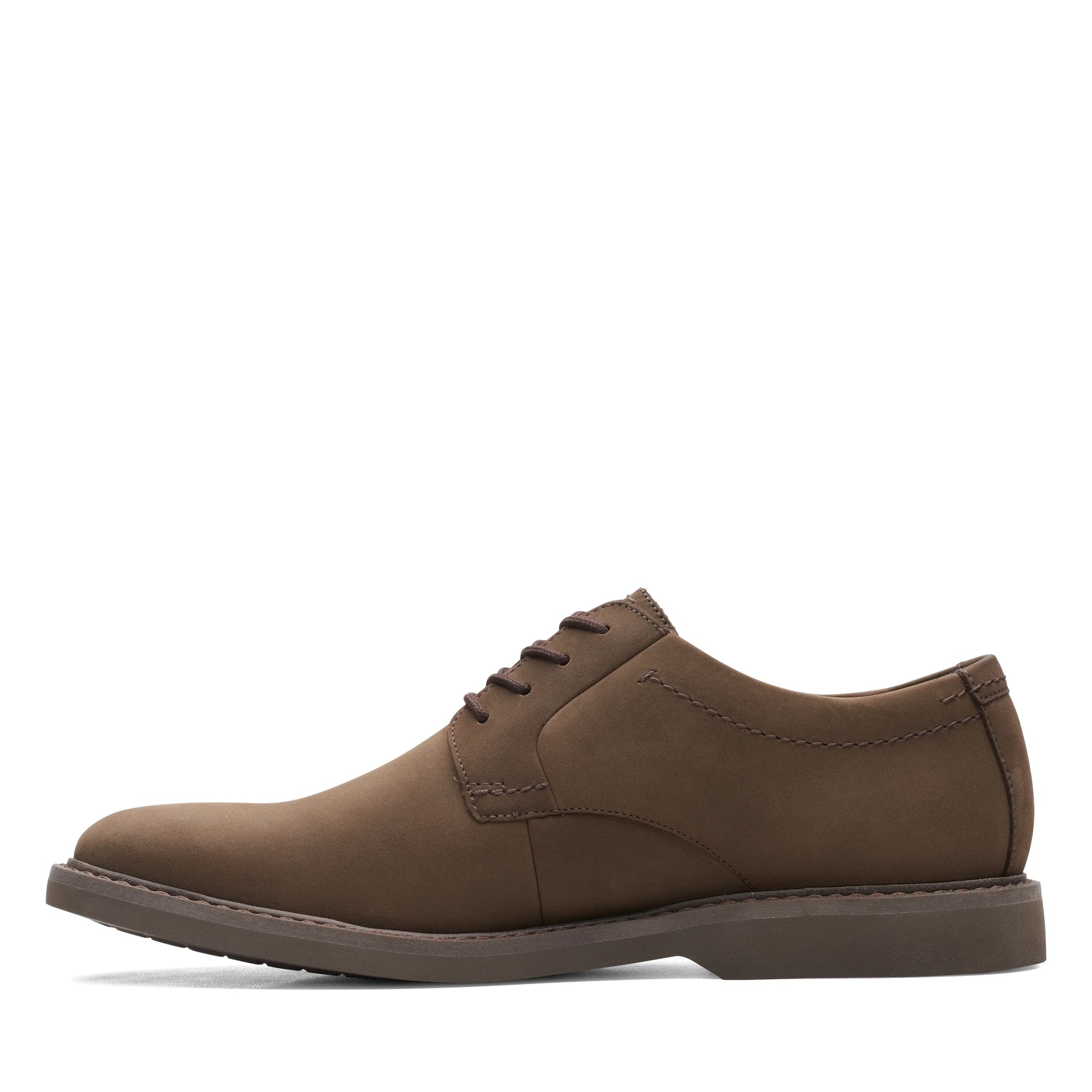 Zapatos casual para hombre de la marca clarks modelo atticusltlogtx dark brown nub en color marrón