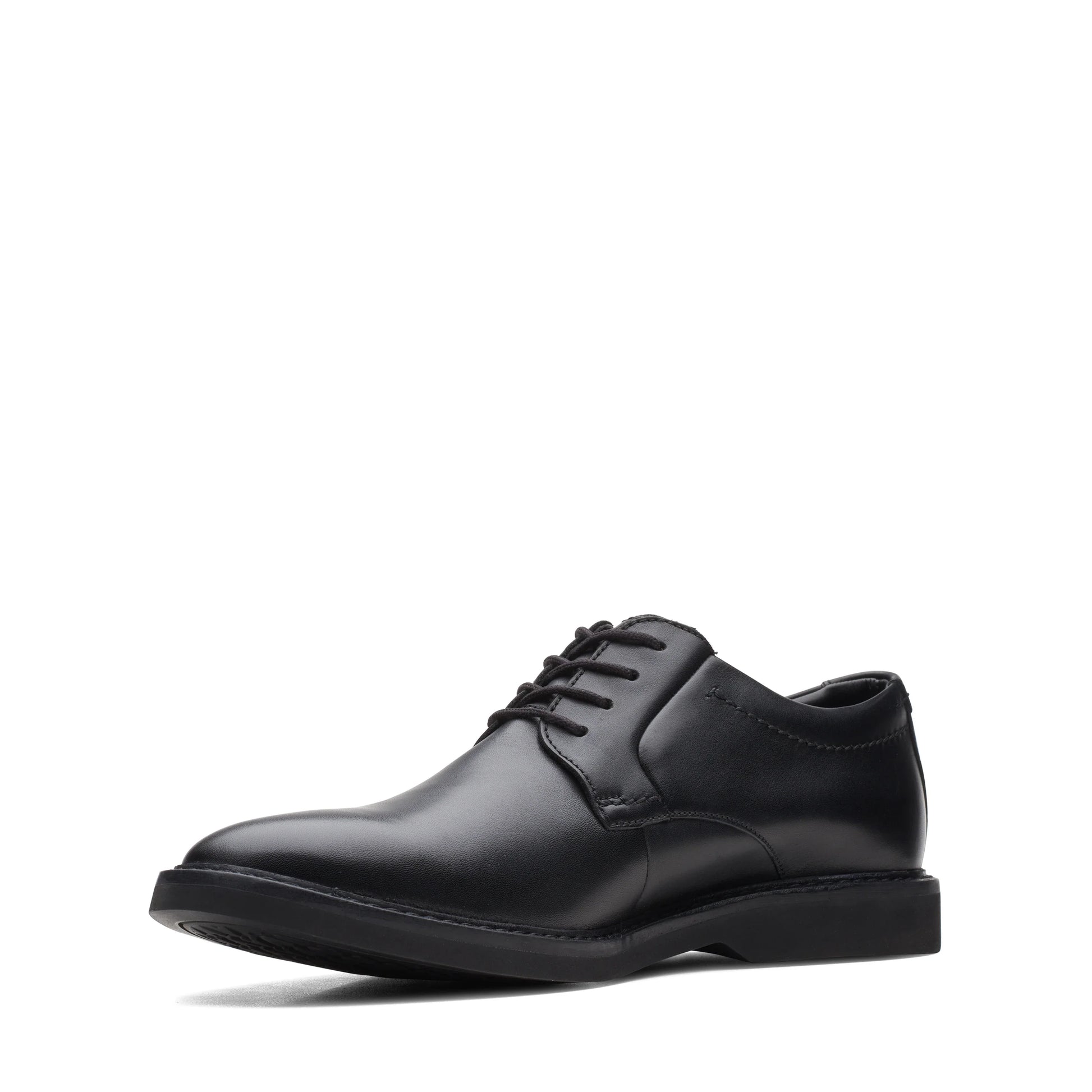 Zapatos casual para hombre de la marca clarks modelo atticusltlogtx black leather en color negro