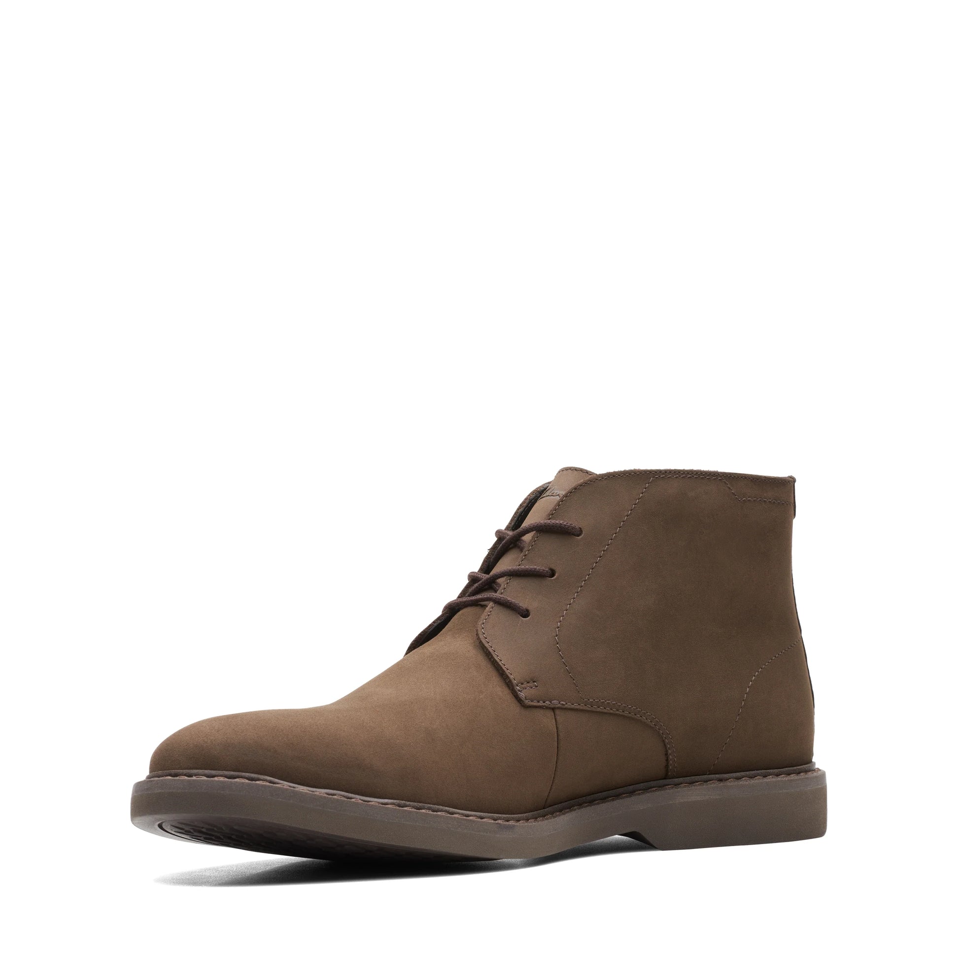 Botas para hombre de la marca clarks modelo atticuslthigtx dark brown nub en color marrón