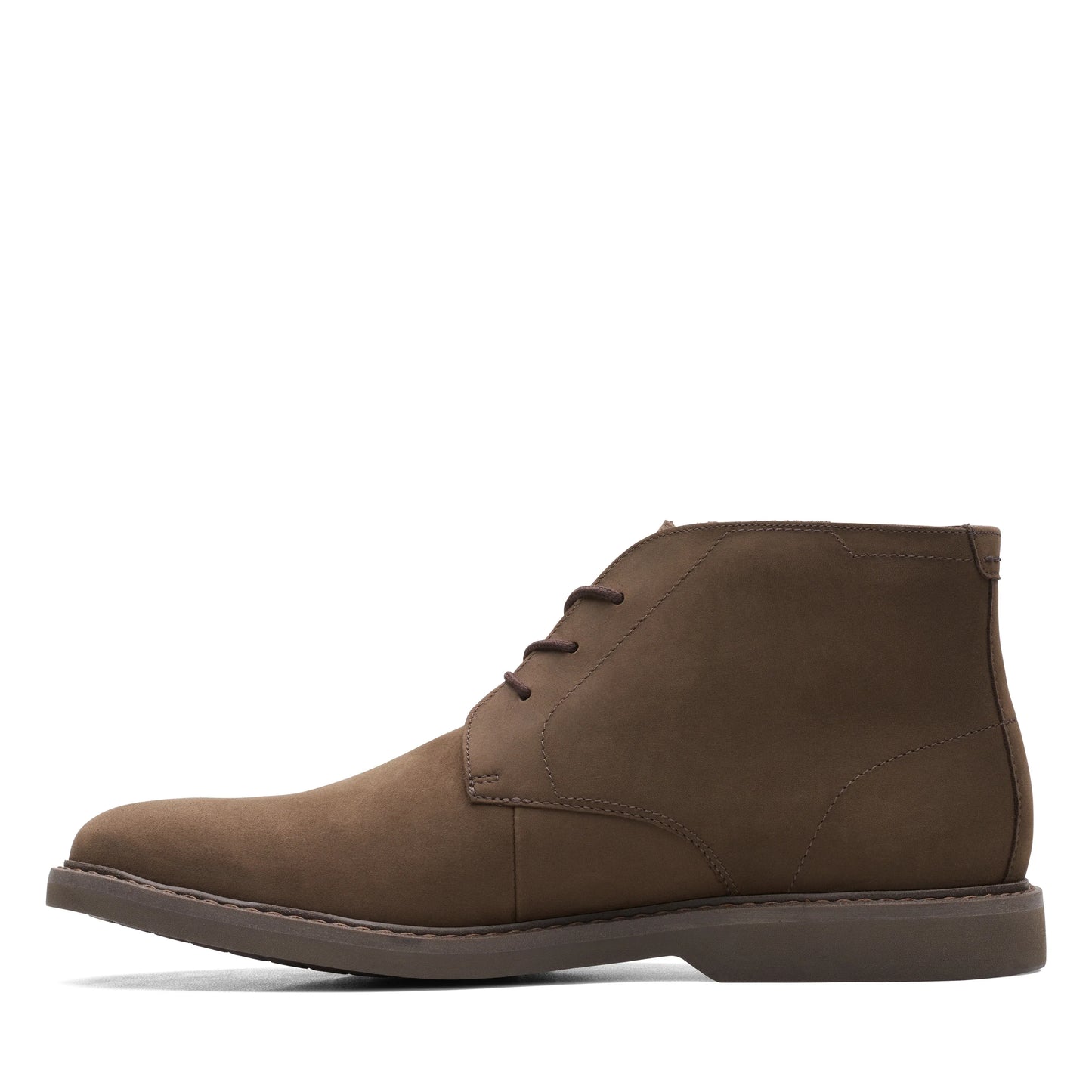 Botas para hombre de la marca clarks modelo atticuslthigtx dark brown nub en color marrón