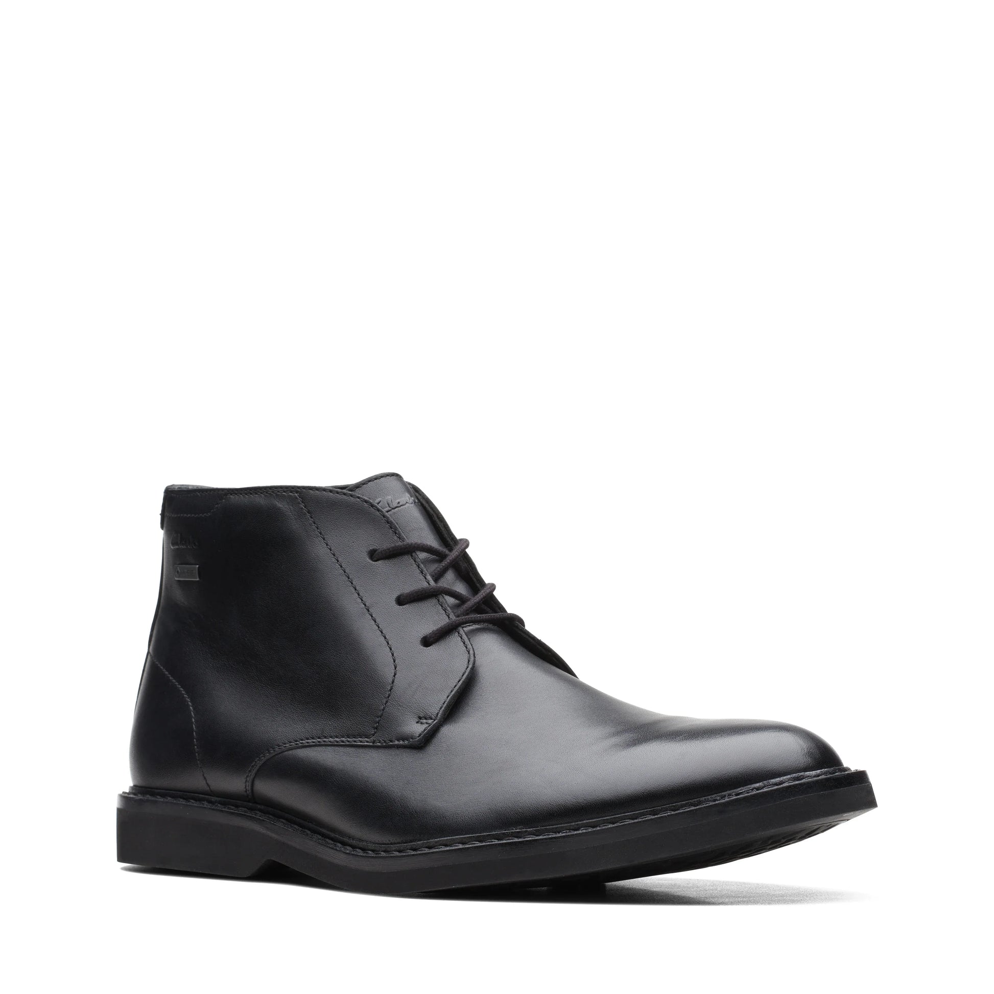 Botas para hombre de la marca clarks modelo atticuslthigtx black leather en color negro