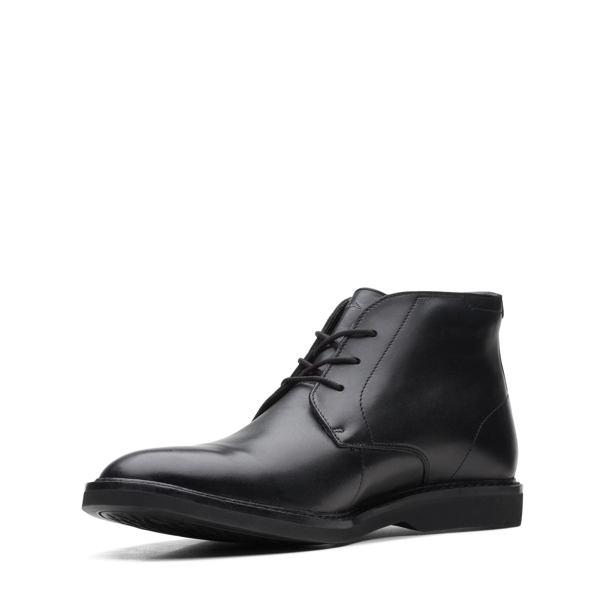 Botas para hombre de la marca clarks modelo atticuslthigtx black leather en color negro