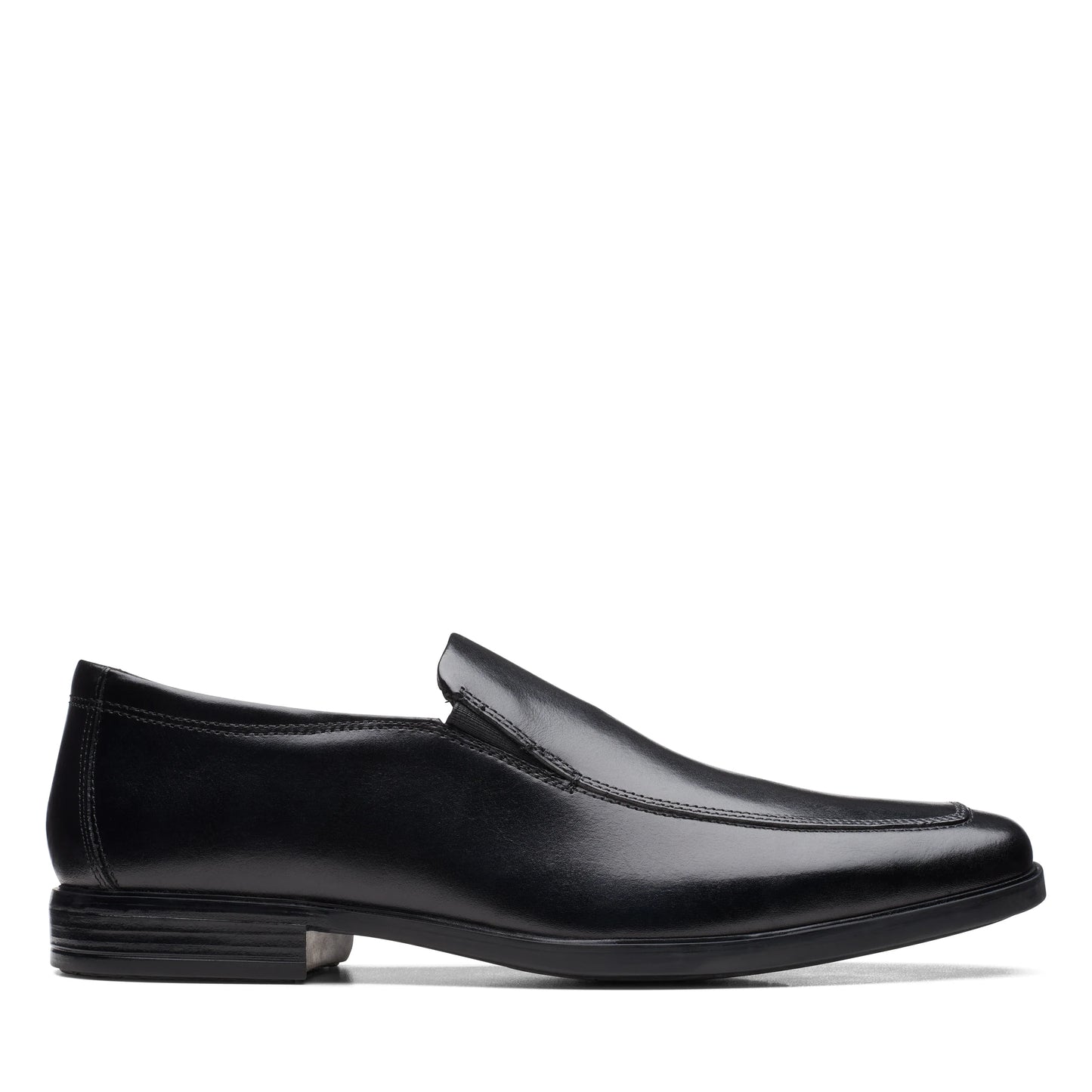 Zapatos de vestir para hombre de la marca clarks modelo howard edge black leather en color negro