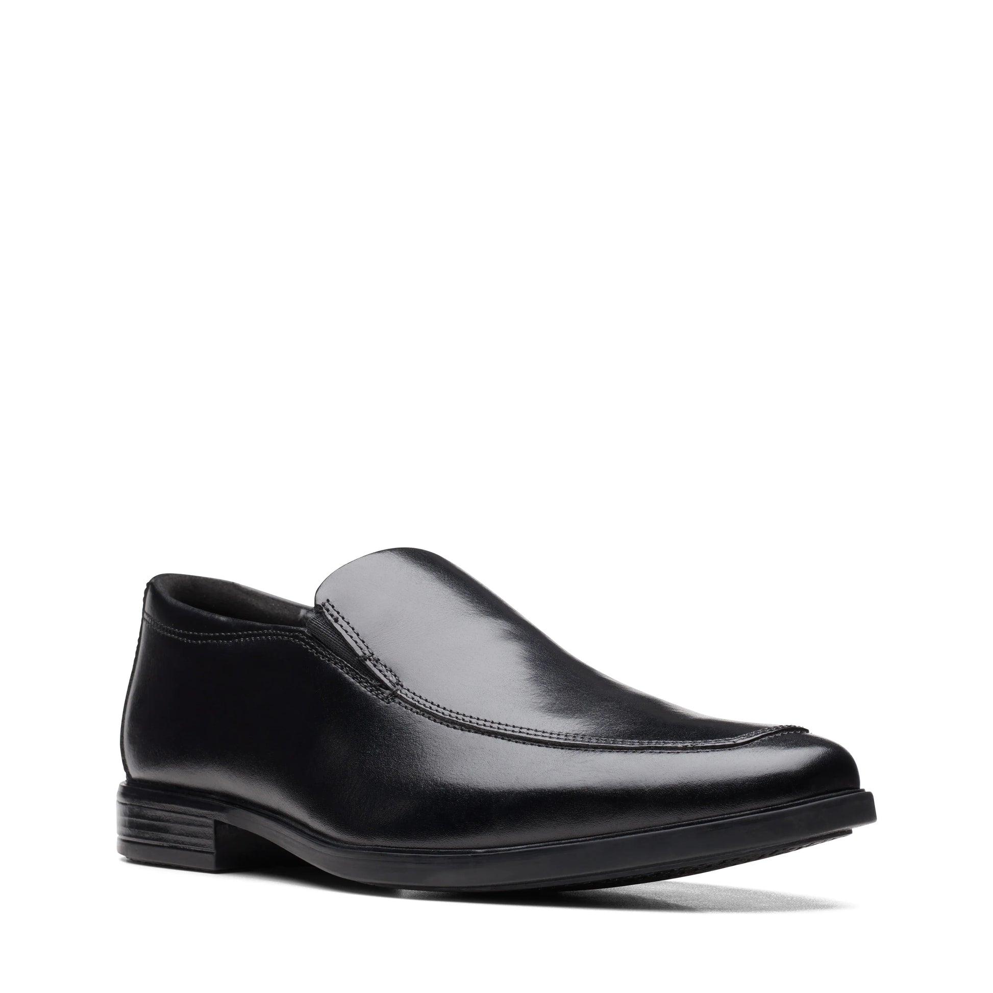 Zapatos de vestir para hombre de la marca clarks modelo howard edge black leather en color negro