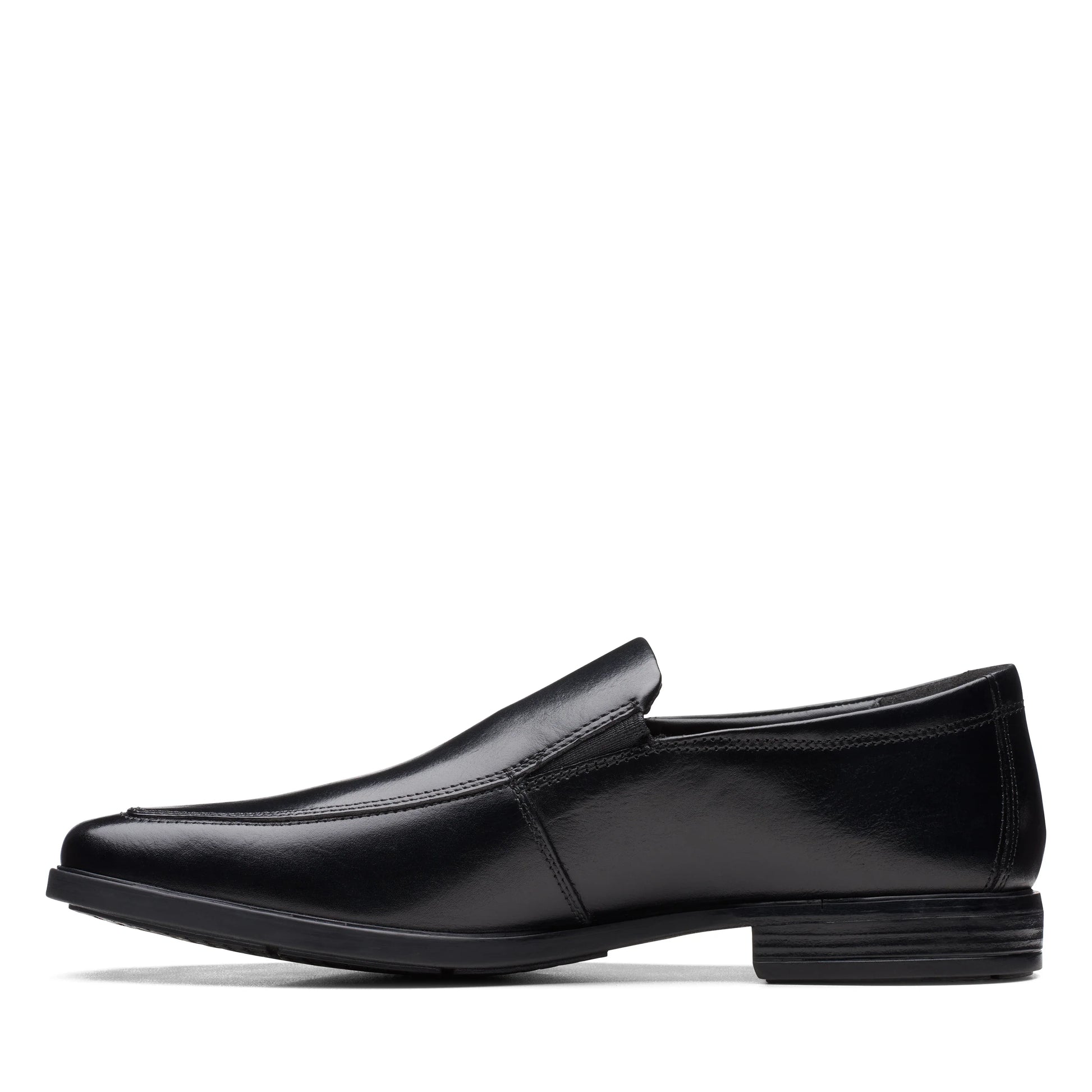 Zapatos de vestir para hombre de la marca clarks modelo howard edge black leather en color negro