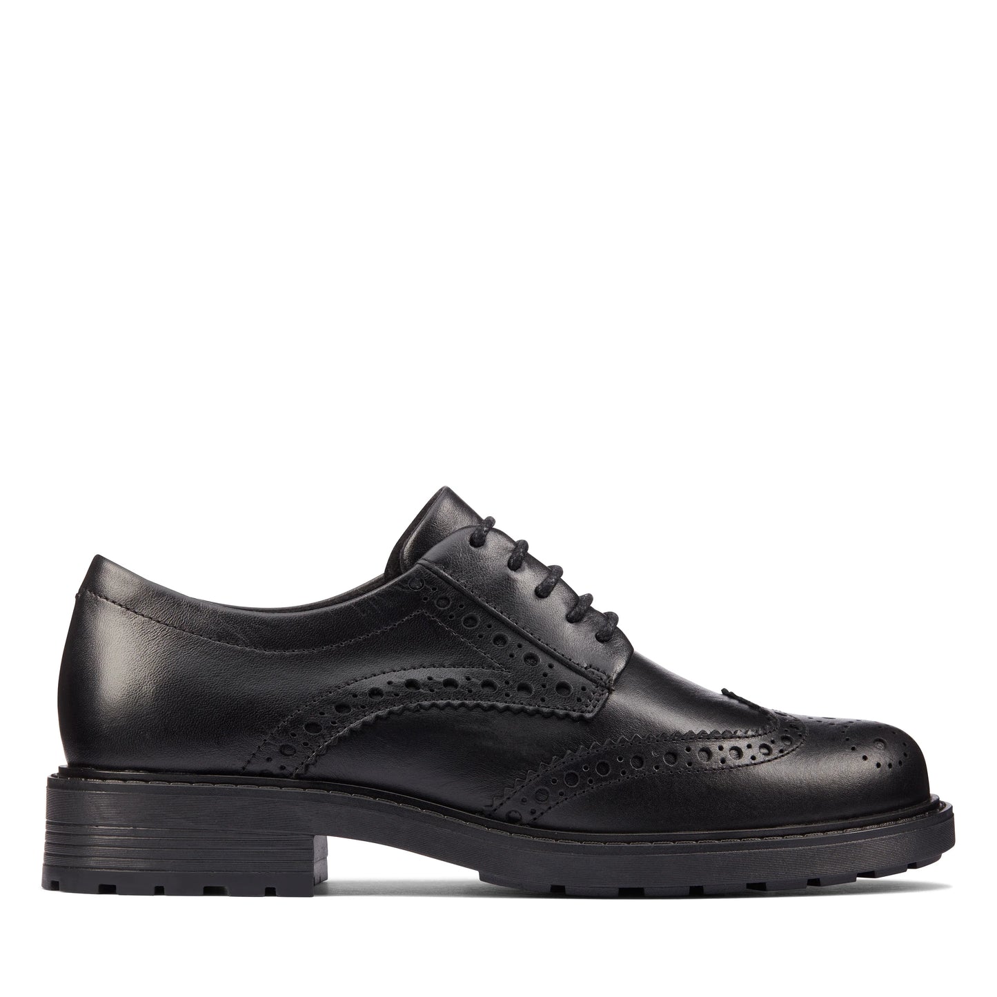 Zapatos casual para mujer de la marca clarks modelo orinoco2 limit black leather en color negro